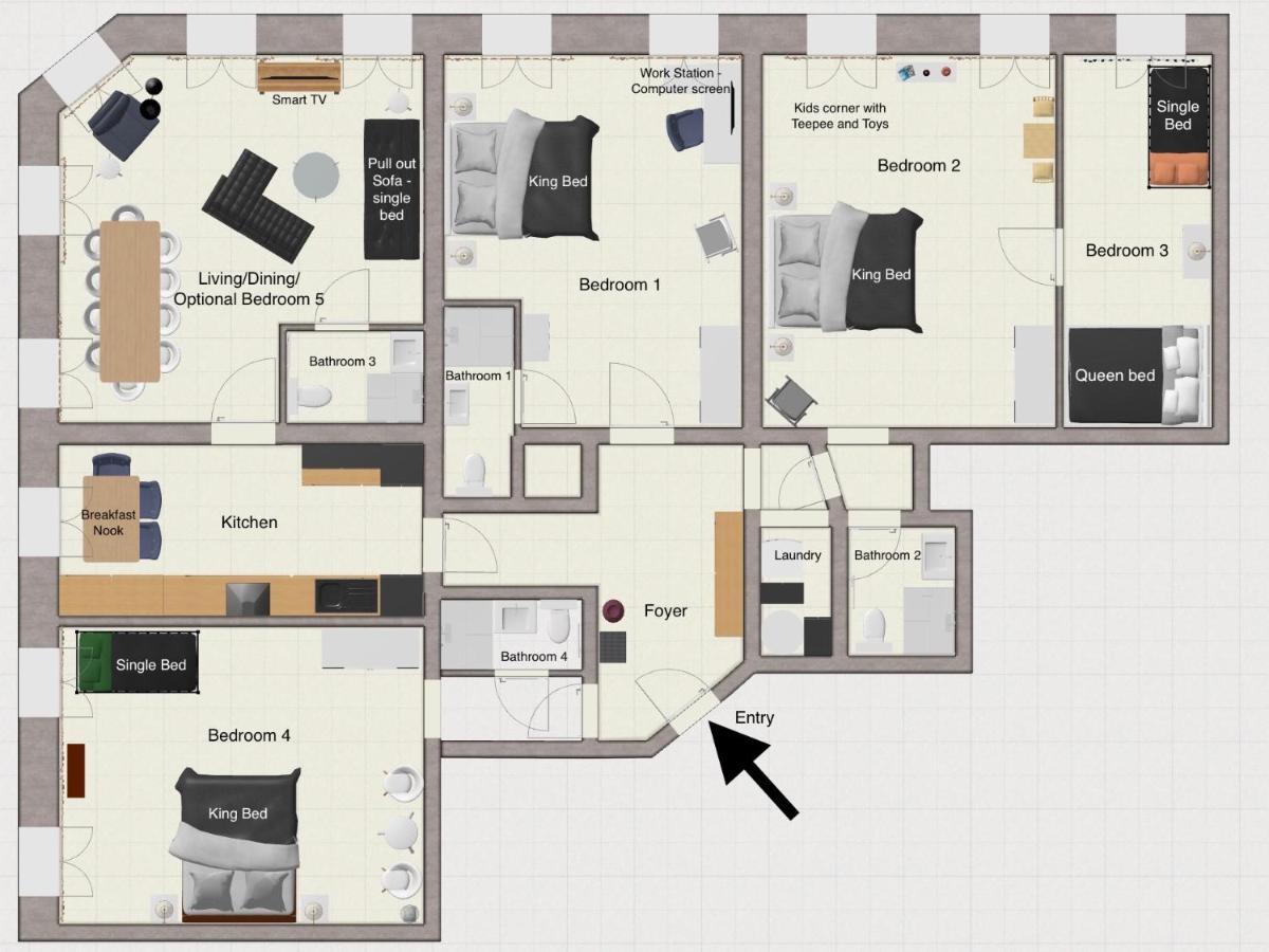 Big Apartment Вена Экстерьер фото